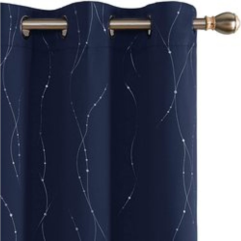 Internet celebrity hot products Solid Blackout Curtains for Living Room High Shading Thick Curtain For Bedroom#