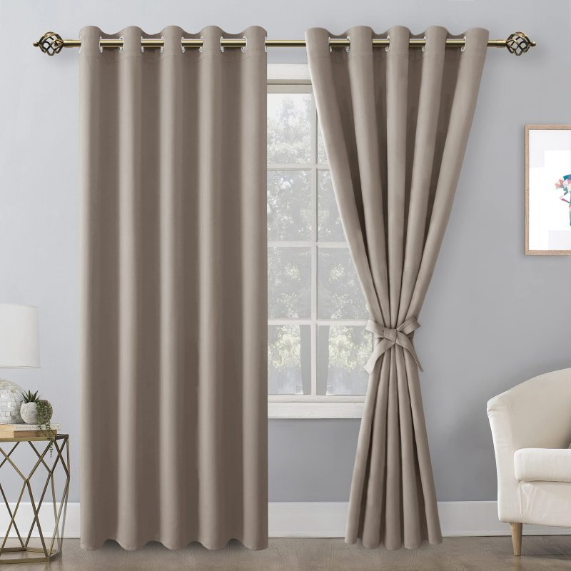 Hot100% polyester blackout curtain fabric ready made luxury blackout curtains contemporary curtains blackout for the living room