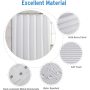 Heavy Duty Fabric Shower Curtains With Waffle Weave Hotel Quality Bathroom Shower Curtains/