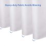 Heavy Duty Fabric Shower Curtains With Waffle Weave Hotel Quality Bathroom Shower Curtains/
