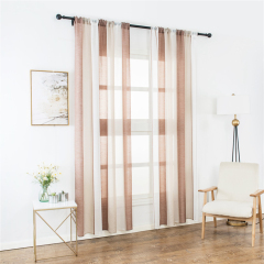 Mercado Mayorista Latest Curtain Designs Voilage Et Rideaux, Best Selling Products Sheer Linen Curtain/