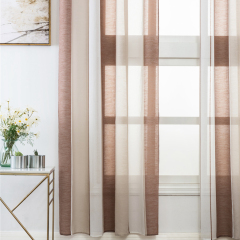 Mercado Mayorista Latest Curtain Designs Voilage Et Rideaux, Best Selling Products Sheer Linen Curtain/