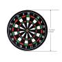 Hot Selling Newly Designed Set of 4 Dart Board Plastic Coasters for Bars Cafes Home Party Office Gift for Birthday