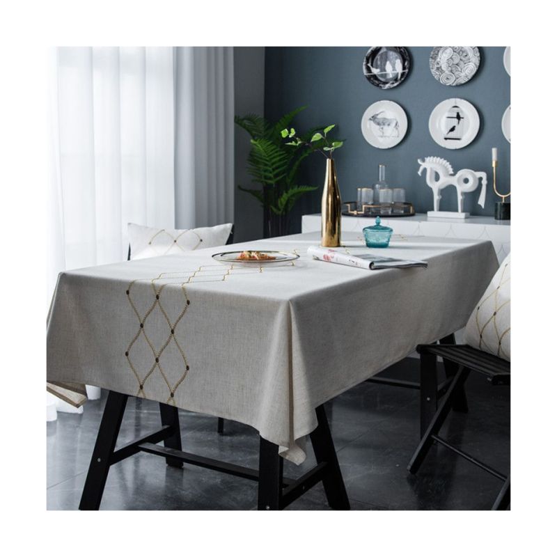 Hot Sale Home Decor Table Cover, Simple Style Waterproof Table Cloth#