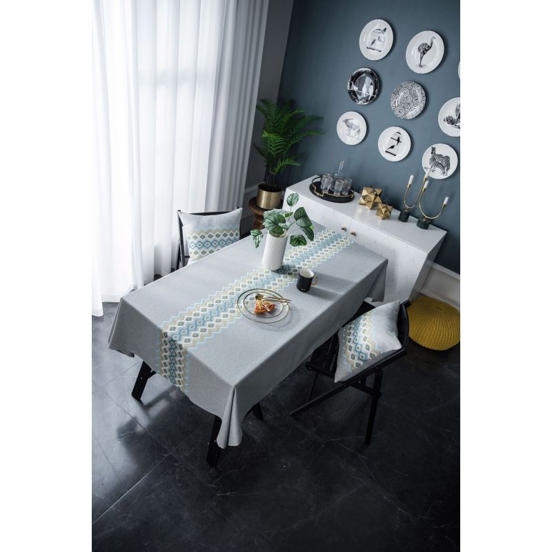 Hot Sale Home Decor Table Cover, Simple Style Waterproof Table Cloth#