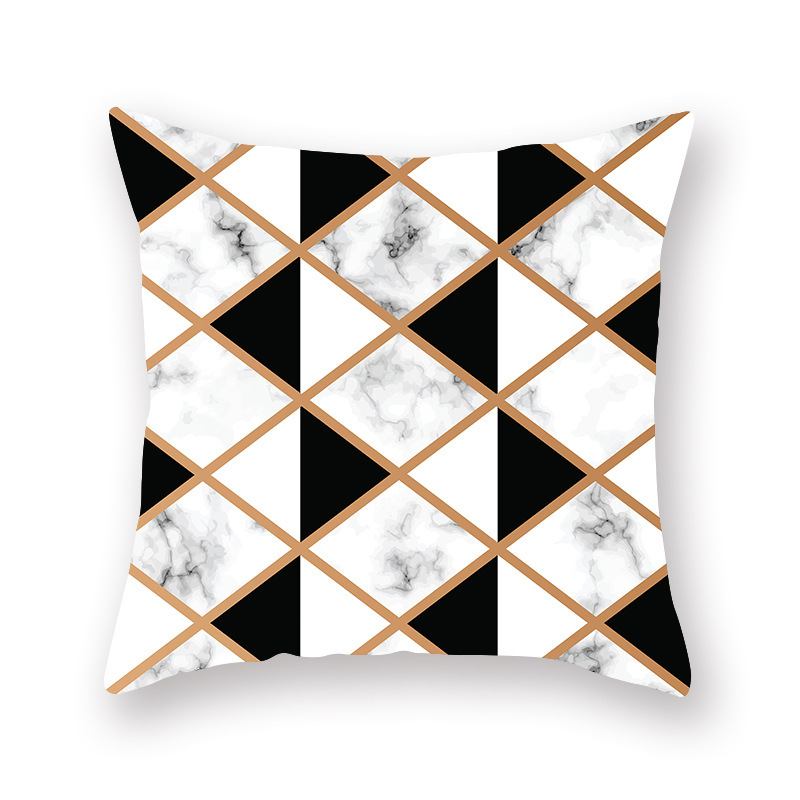 3D Custom Cushion Cover Pillow,Geometric Sofa Cushion Cover/