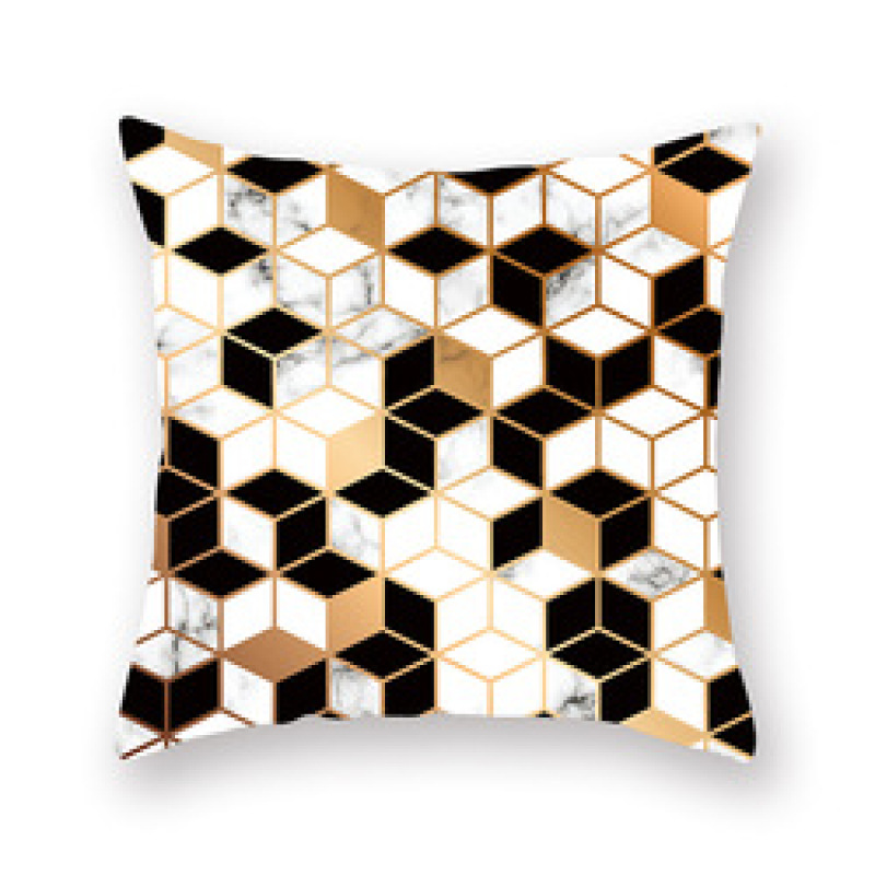 3D Custom Cushion Cover Pillow,Geometric Sofa Cushion Cover/