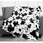 Cow Print Throw Ins Animal Fur Thick Soft Warm Blankets For Bed Sofa Cover Office Air Conditioning Lunch Break Shawl Kids Adults