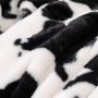 Cow Print Throw Ins Animal Fur Thick Soft Warm Blankets For Bed Sofa Cover Office Air Conditioning Lunch Break Shawl Kids Adults
