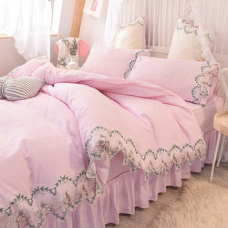Comforter Bedding Set Low Price, King Comforter Pink Set Cotton#