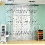 Home Decor Flower Printed European Sheer Curtains, Decoracion Para El Hogar Tulle Curtain Fabric/