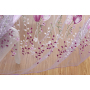 Home Decor Flower Printed European Sheer Curtains, Decoracion Para El Hogar Tulle Curtain Fabric/