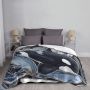 Dolphin Orcas Belugas Narwhals Blanket Coral Fleece Plush Winter Sea Super Soft Throw Blankets for Home Bedroom Bedding Throws/
