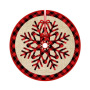 2022 New Christmas Tree Skirt Carpet Non-woven Fabric Christmas Tree Bottom Cover Mat Home New Year Navidad Party Ornaments