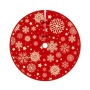 2022 New Christmas Tree Skirt Carpet Non-woven Fabric Christmas Tree Bottom Cover Mat Home New Year Navidad Party Ornaments