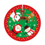 2022 New Christmas Tree Skirt Carpet Non-woven Fabric Christmas Tree Bottom Cover Mat Home New Year Navidad Party Ornaments