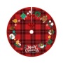 2022 New Christmas Tree Skirt Carpet Non-woven Fabric Christmas Tree Bottom Cover Mat Home New Year Navidad Party Ornaments