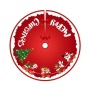 2022 New Christmas Tree Skirt Carpet Non-woven Fabric Christmas Tree Bottom Cover Mat Home New Year Navidad Party Ornaments