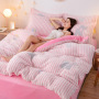 Home Coral Fleece Bedding Sets, Cheap Winter Bedding Set/