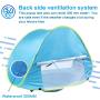 Baby Beach Tent Children Waterproof Pop Up sun Awning Tent UV-protecting Sunshelter with Pool Kid Outdoor Camping Sunshade Beach