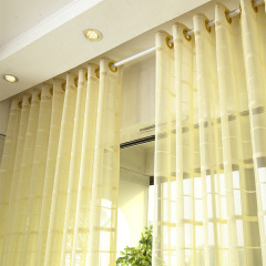 Online Sale Living Room Sets Curtain Cloth,Decorativas Sheer Fabric Bed Curtain#