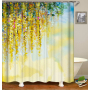 Drop Shipping Valentine's Day Gift Wedding Design Romantic Shower Curtain Printing Mildew Resistant Custom Shower Curtain#
