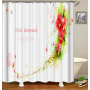 Drop Shipping Valentine's Day Gift Wedding Design Romantic Shower Curtain Printing Mildew Resistant Custom Shower Curtain#