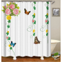 Drop Shipping Valentine's Day Gift Wedding Design Romantic Shower Curtain Printing Mildew Resistant Custom Shower Curtain#