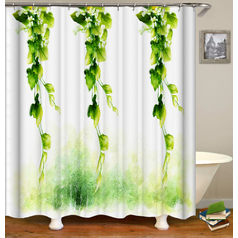 Drop Shipping Valentine's Day Gift Wedding Design Romantic Shower Curtain Printing Mildew Resistant Custom Shower Curtain#