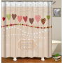 Drop Shipping Valentine's Day Gift Wedding Design Romantic Shower Curtain Printing Mildew Resistant Custom Shower Curtain#