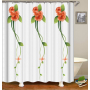 Drop Shipping Valentine's Day Gift Wedding Design Romantic Shower Curtain Printing Mildew Resistant Custom Shower Curtain#