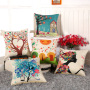 Green Leaf Cushion Cover Pillow,Digital Printing Soft Cushion/