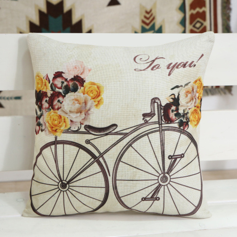 Green Leaf Cushion Cover Pillow,Digital Printing Soft Cushion/