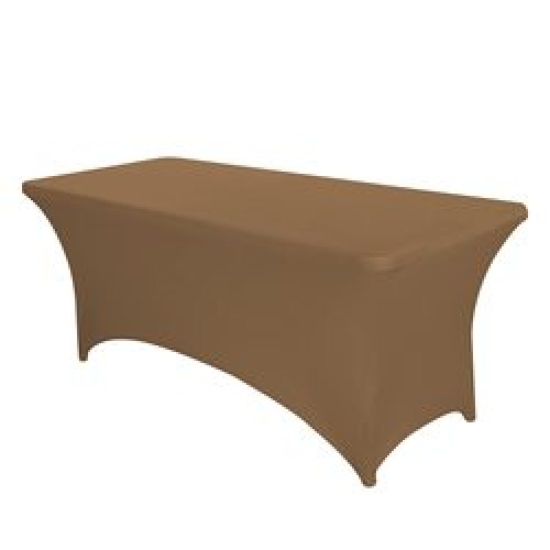 Hot Selling Ultra High Elastic Waterproof Dustproof Solid color spandex lilac tablecloth For Kitchen Party Living room