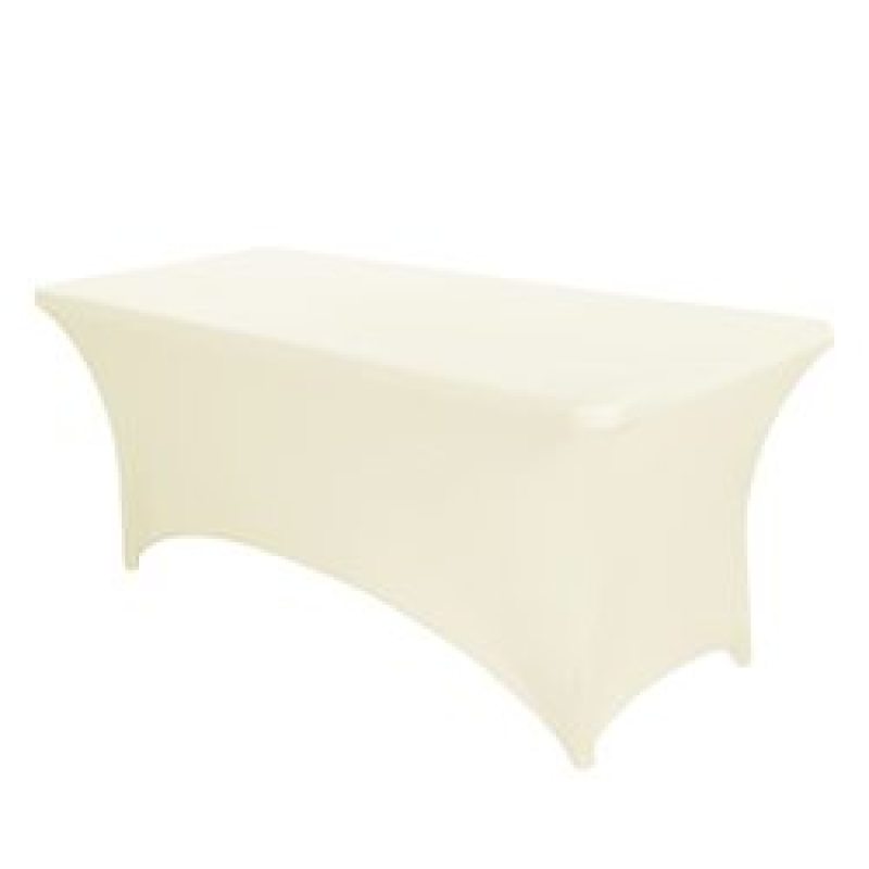 Hot Selling Ultra High Elastic Waterproof Dustproof Solid color spandex lilac tablecloth For Kitchen Party Living room