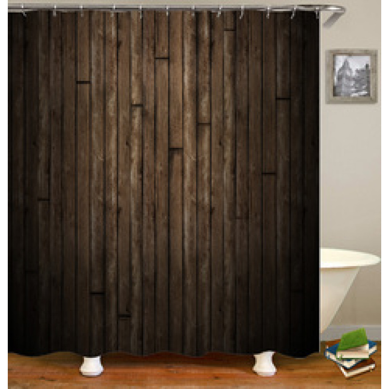 Christmas custom print shower curtain bathroom sets with shower curtain and rugs Waterproof Polyester shower curtai for Bathroom