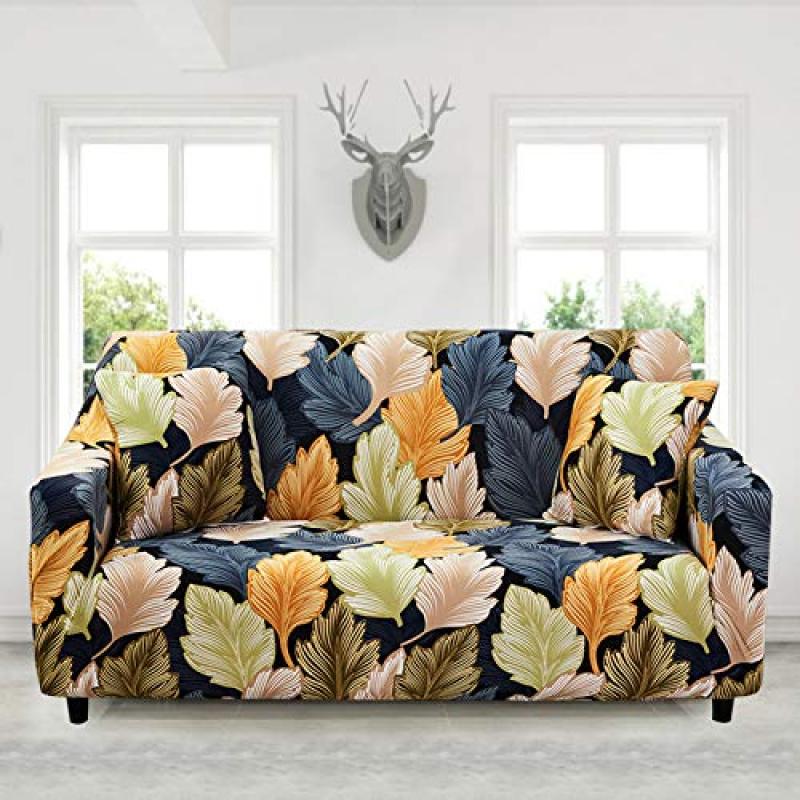 Printed Sofa Cover 3 2 1 Seater,  Sofa Covers Elastic Stretch Slipcover#