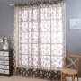 Latest Curtain Sheer Fabric Fashion , Online Store Jacquard Organza Curtain> Designs Black 100% Polyester Flat Window Hotel ROPE