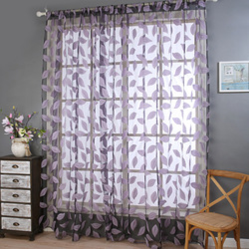 Latest Curtain Sheer Fabric Fashion , Online Store Jacquard Organza Curtain> Designs Black 100% Polyester Flat Window Hotel ROPE
