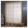 Latest Curtain Sheer Fabric Fashion , Online Store Jacquard Organza Curtain> Designs Black 100% Polyester Flat Window Hotel ROPE