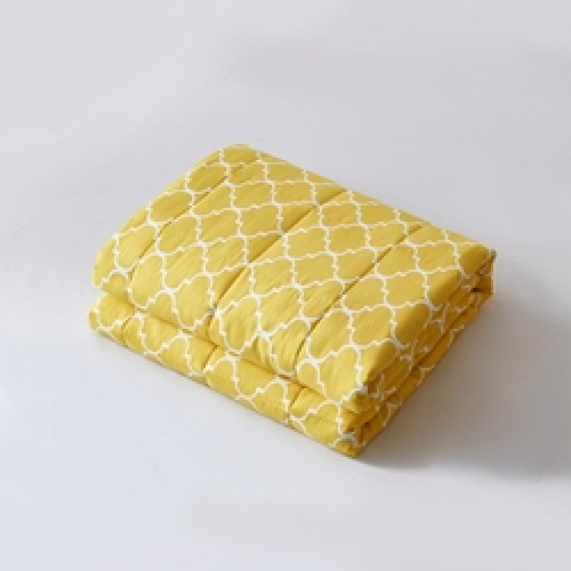 New Adult 100% Cotton Weighted Blankets, Low MOQ Customized Printing Manufacturers Printed Blankets In Bulk/