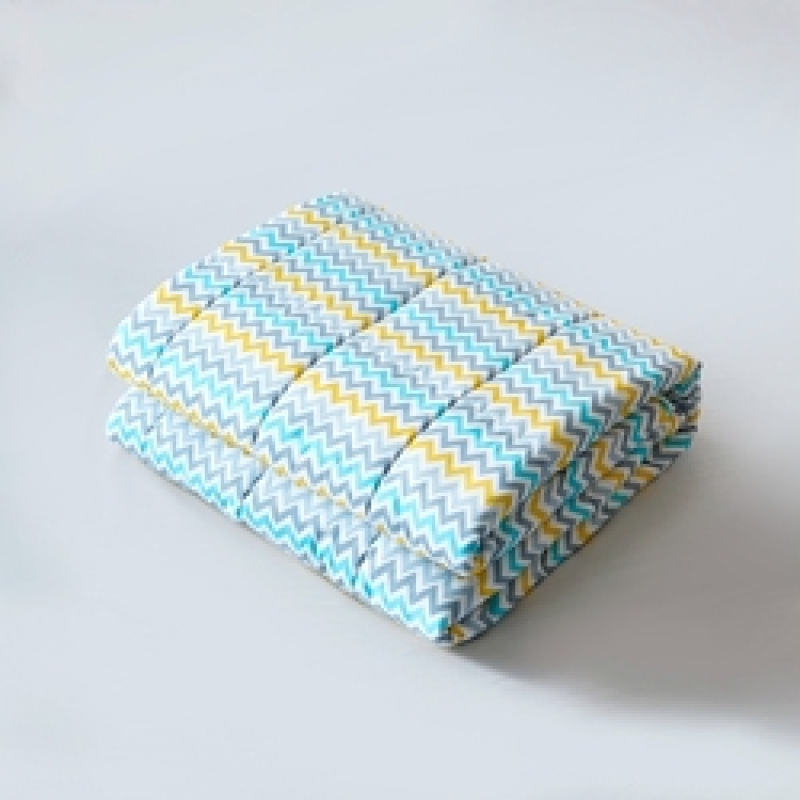 New Adult 100% Cotton Weighted Blankets, Low MOQ Customized Printing Manufacturers Printed Blankets In Bulk/