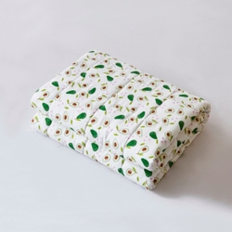 New Adult 100% Cotton Weighted Blankets, Low MOQ Customized Printing Manufacturers Printed Blankets In Bulk/