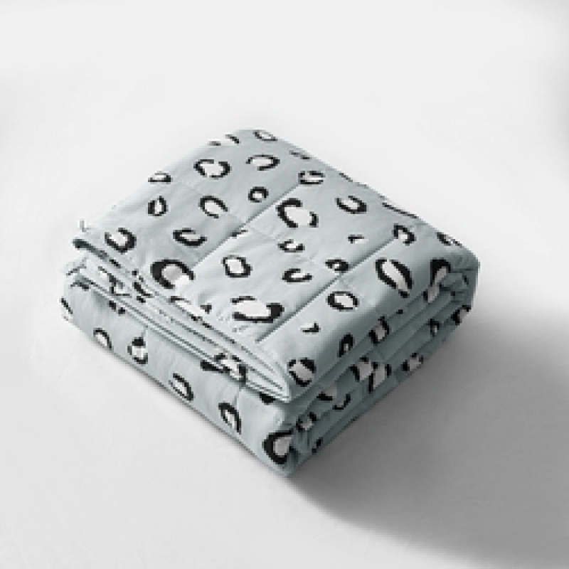 New Adult 100% Cotton Weighted Blankets, Low MOQ Customized Printing Manufacturers Printed Blankets In Bulk/
