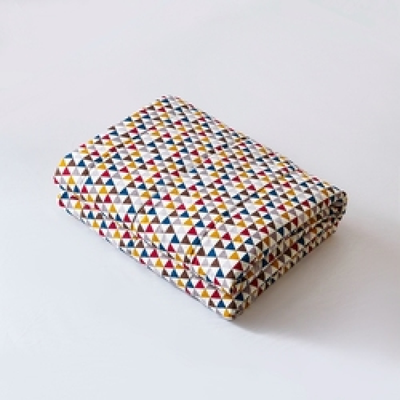 New Adult 100% Cotton Weighted Blankets, Low MOQ Customized Printing Manufacturers Printed Blankets In Bulk/