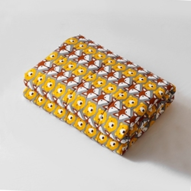 New Adult 100% Cotton Weighted Blankets, Low MOQ Customized Printing Manufacturers Printed Blankets In Bulk/