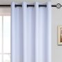 Light Blocking Gradient Color Purple Ombre Blackout Curtain, Room Darkening Thermal Insulated Grommet Window Drapes Curtain/