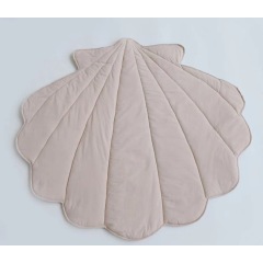 HOT 2022 81-90%PP cotton 90*100CM baby photo props decoration crawling shell shape mat floor mat for kids room
