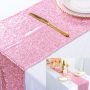 Wholesale Shiny Beauty Sparkly Pink Gold Sequin glitter table runner for Wedding/Events Decoration 30 x 180 cm