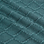 Hand Made Blankets Knitted Nordic Style Blue premium warm blanket/